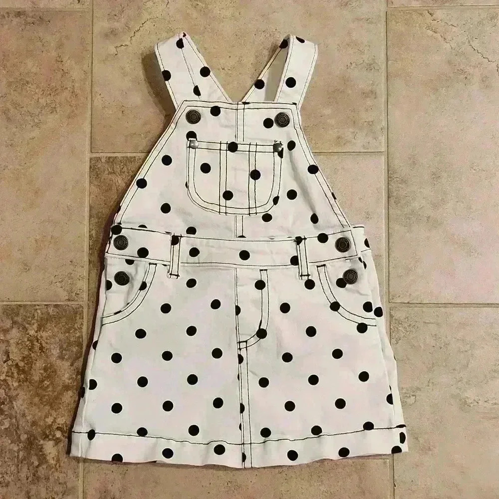 Carters Polka Dot Overall Dress
